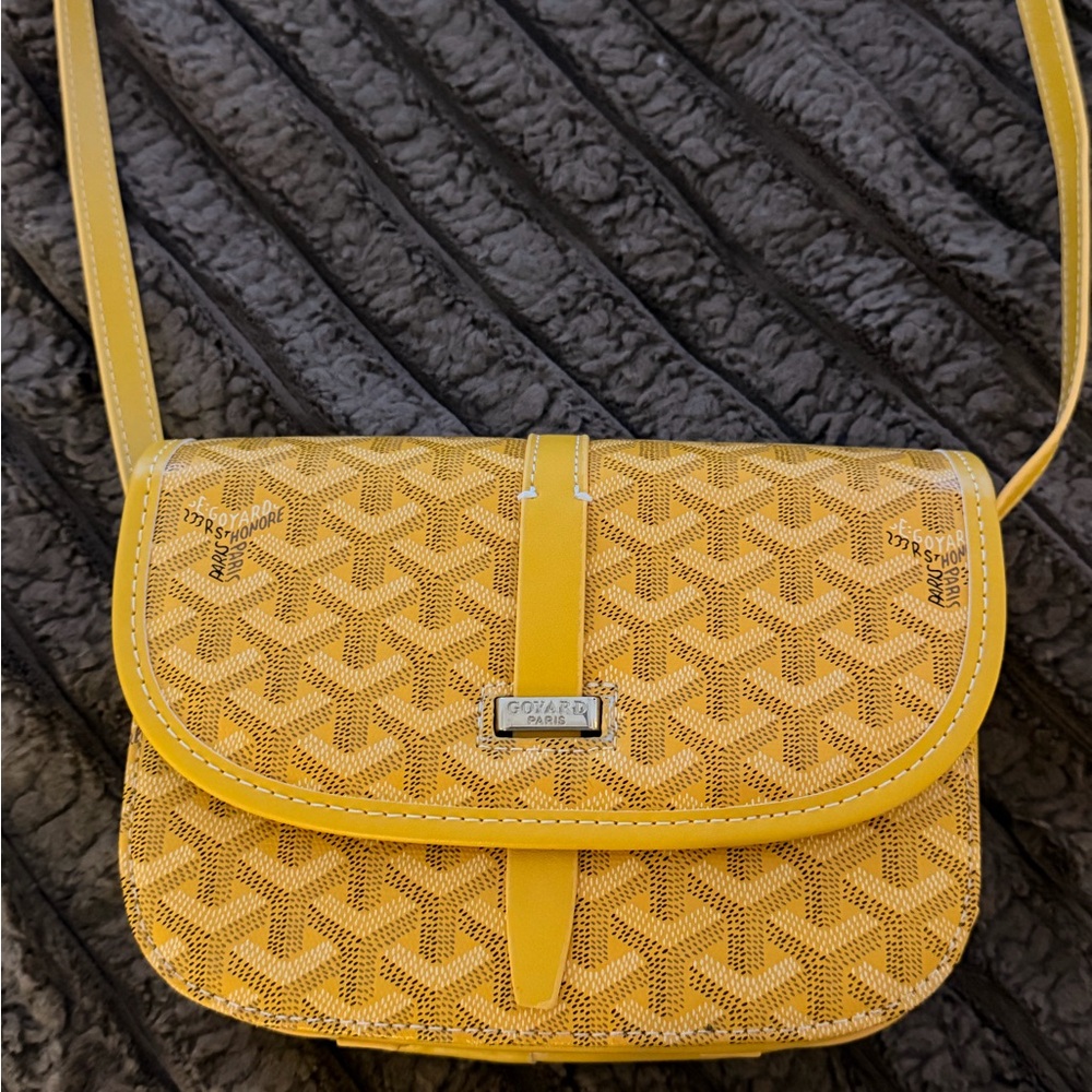 Goyard Mustard Yellow Crossbody Bag